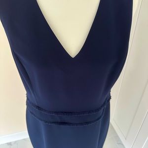 Karl Lagerfeld Navy Dress. NWOT. Size 14 fits like US Size 12. Fully Lined.